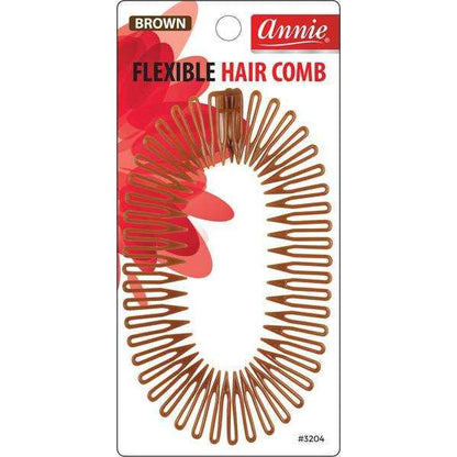 Annie Flexible Hair Comb Brown #3204 - Dollar Deals