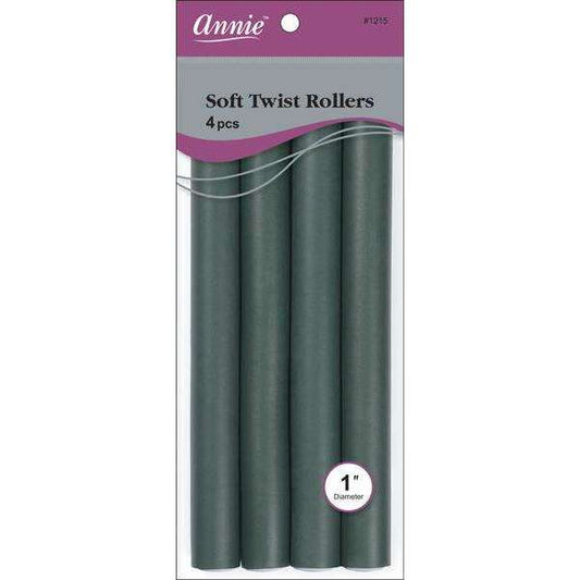 Annie Soft Twist Rollers 1" #1215