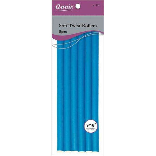 Annie Soft Twist Rollers 9/16" #1207
