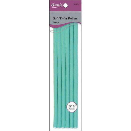 Annie Soft Twist Rollers 5/16" #1211