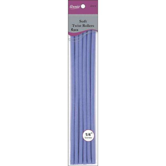Annie Soft Twist Rollers 1/4" #1213