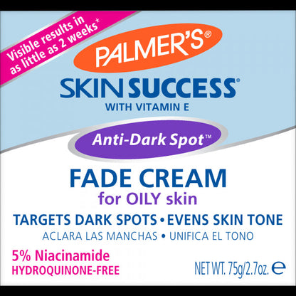 Palmer's Skin Success Anti-Dark Spot Fade Cream For Oily Skin - Beautiful Black Hair