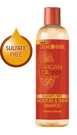 Creme Of Nature Argan Oil Sulfate-Free Moisture & Shine Shampoo 12oz - Beautiful Black Hair