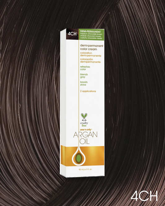 One 'n Only Argan Oil Demi-Permanent Hair Color - 4CH Medium Chocolate Brown