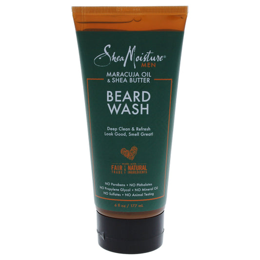 Shea Moisture Maracuja Oil & Shea Butter Beard Wash - Beautiful Black Hair