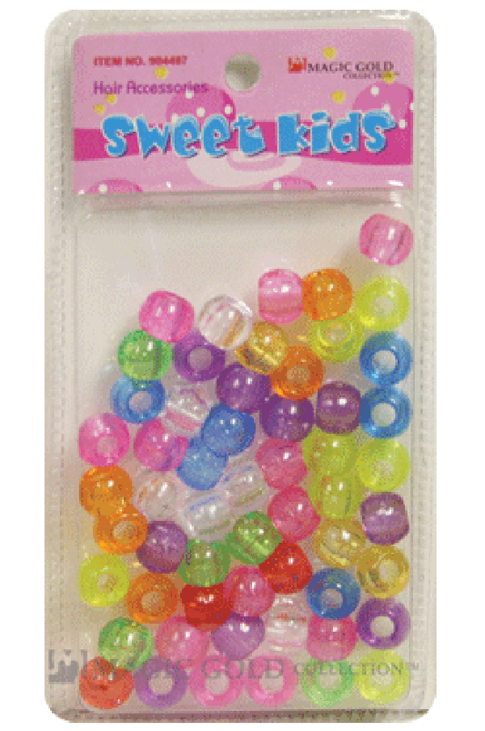 Sweet Kids Medium Hair Beads - Crystal Mix #1636 - Beautiful Black Hair