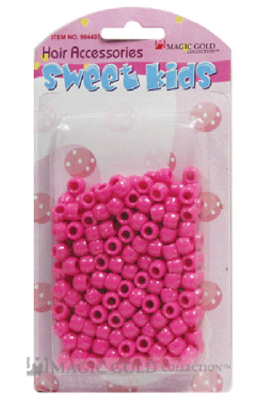 Sweet Kids Hair Beads - Hot Pink #1617 - Beautiful Black Hair