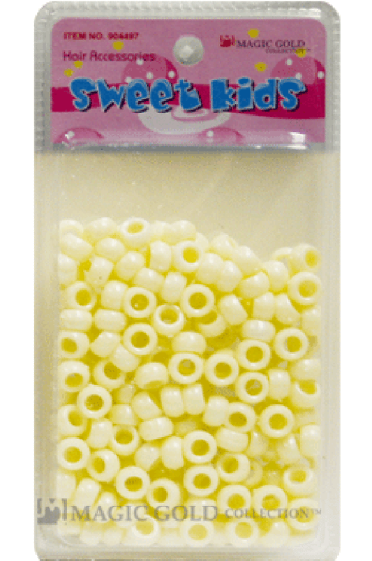 Sweet Kids Hair Beads - Ivory #1975 - Beautiful Black Hair