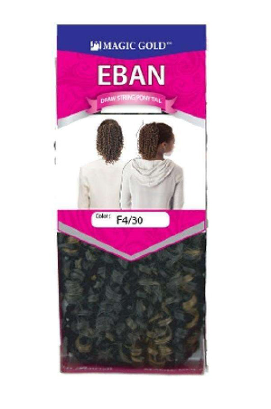 Magic Gold Drawstring Ponytail Eban - Beautiful Black Hair