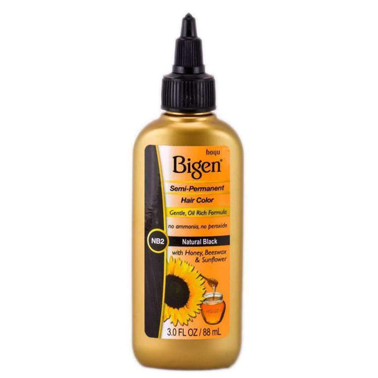 Bigen Semi Permanent Hair Color - NB2 Natural Black - Beautiful Black Hair