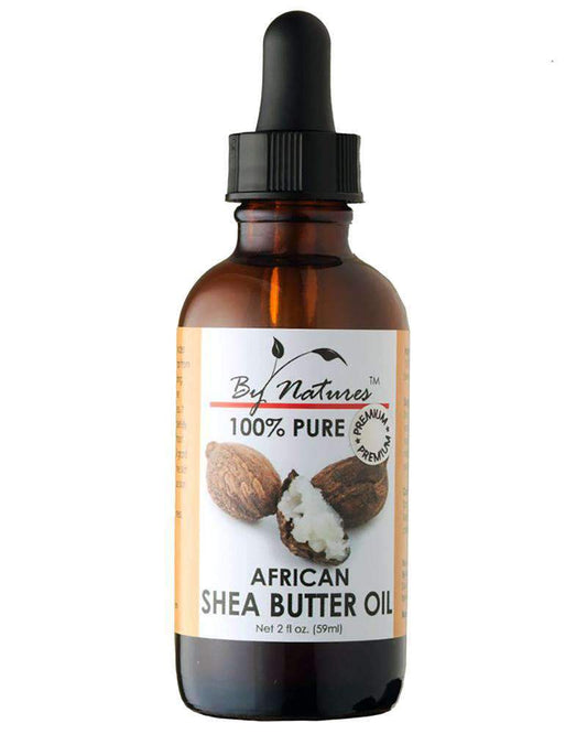 By Natures 100% Pure African Shea Butter Oil - Beautiful Black Hair