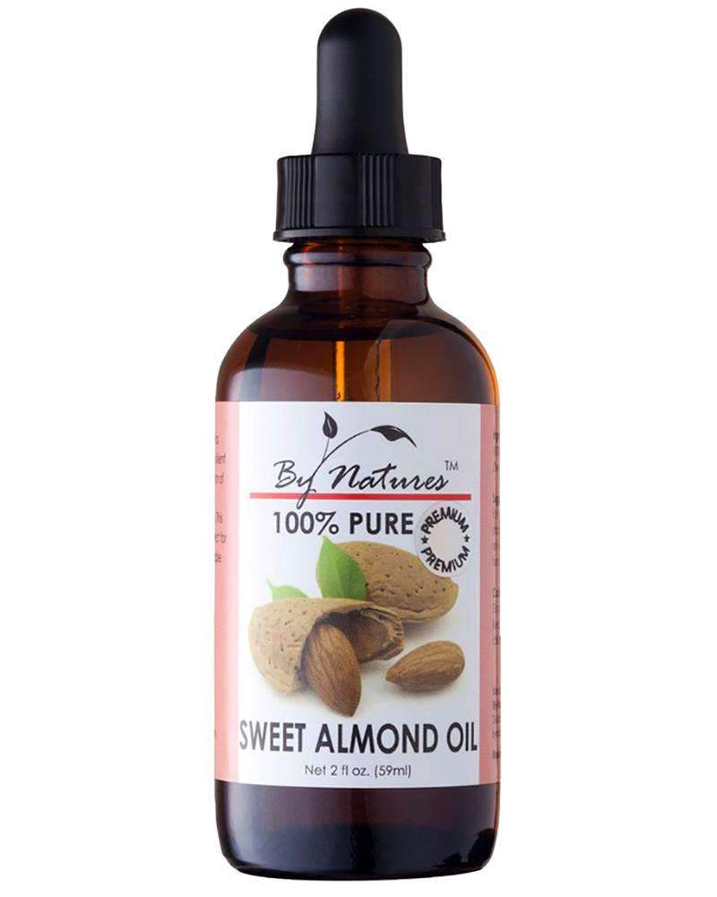 By Natures 100% Pure Sweet Almond Oil - Beautiful Black Hair