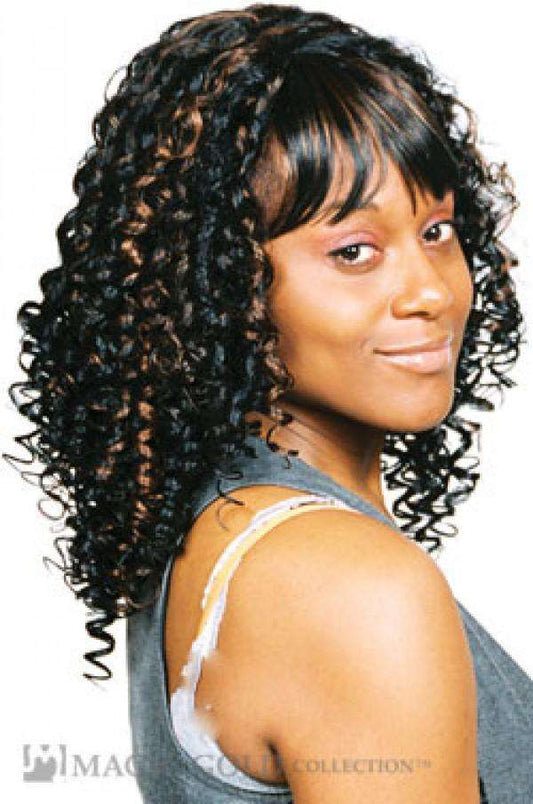 Magic Gold Quality Premium Synthetic Hair Weave Bohemian 12 Inches - Beautiful Black Hair