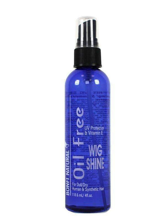Bonfi Natural Oil Free Wig Shine 4oz - Beautiful Black Hair