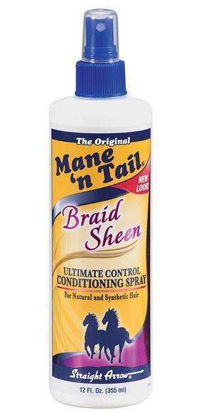 Mane 'n Tail Braid Sheen Spray - Beautiful Black Hair