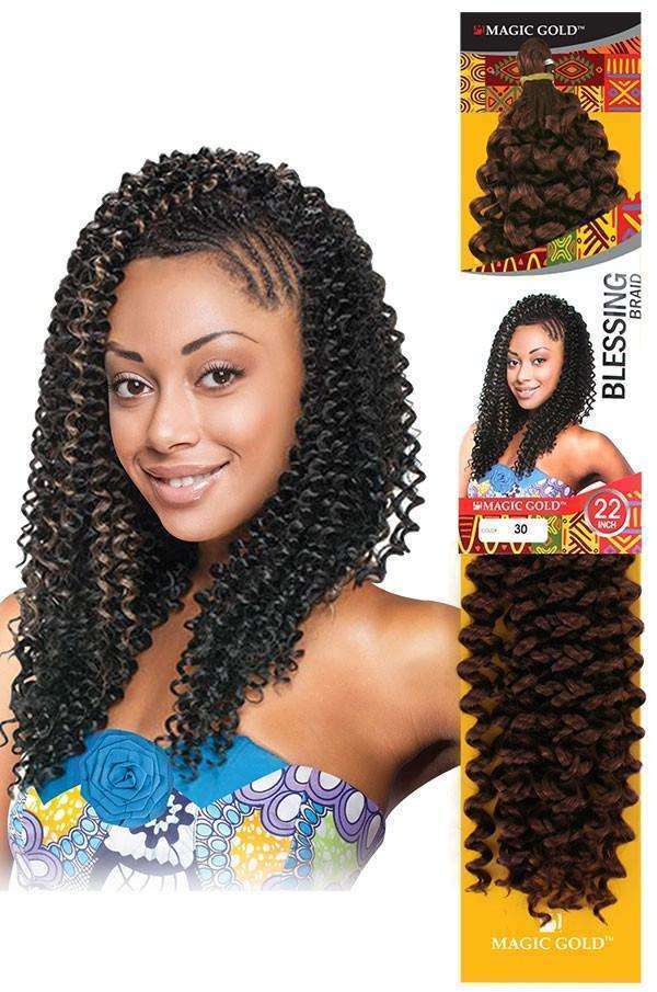 Magic Gold Blessing Braid 22" - Beautiful Black Hair