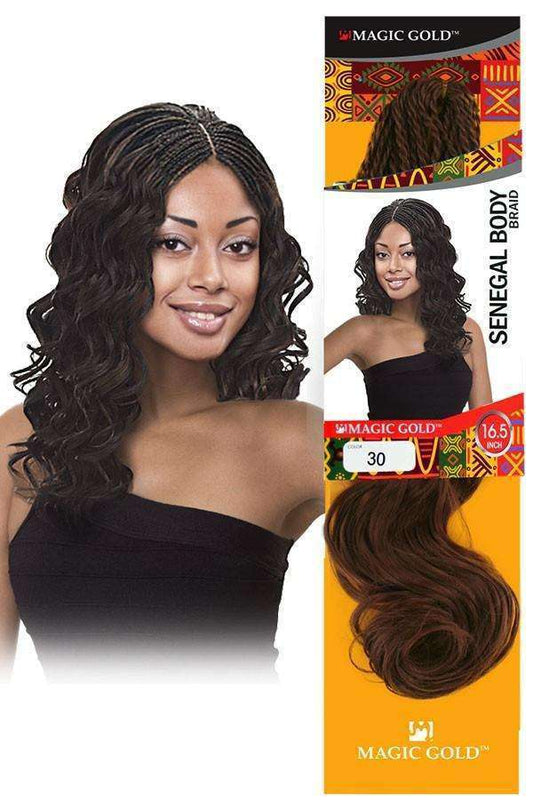 Magic Gold Senegal Body 16.5" - Beautiful Black Hair