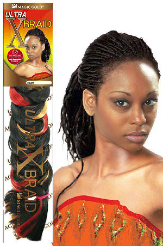 Magic Gold Ultra X Braid 40" - Beautiful Black Hair