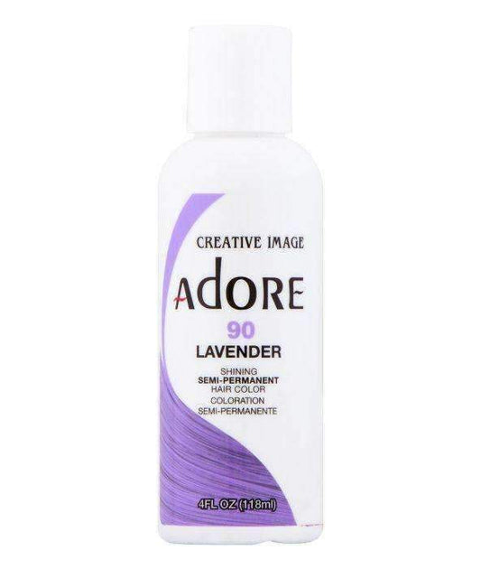 Adore Semi-Permanent Hair Color -90 Lavender - Beautiful Black Hair