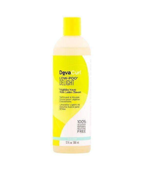 DevaCurl Low-Poo Delight Weightless Waves Mild Lather Cleanser 12oz - Beautiful Black Hair