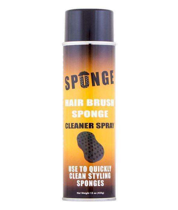 Spunge Hair Brush Sponge Cleaner Spray 15oz - Beautiful Black Hair