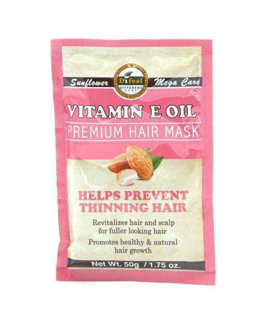 Sunflower Difeel Premium Hair Mask - Vitamin E Oil - Beautiful Black Hair