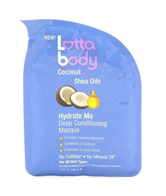 Lottabody Coconut & Shea Oils Hydrate Me Deep Conditioning Masque - Beautiful Black Hair