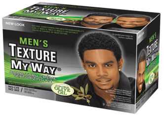 Texture My Way Mens Comb Thru Creme Texturizing Kit - Beautiful Black Hair