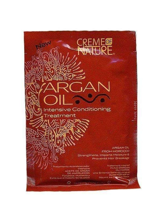Creme Of Nature Argan Oil Intensive Conditioning Treatment Packette - Beautiful Black Hair