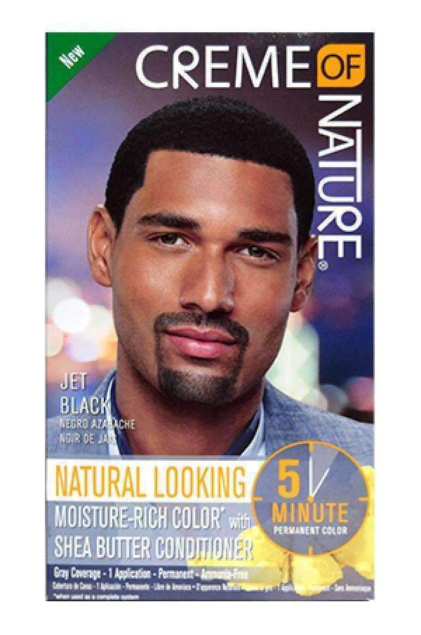 Creme Of Nature Men's Liquid Hair Color- #3 Jet Black - Beautiful Black Hair