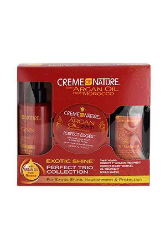 Creme Of Nature Argan Oil Trio Perfect Collection - Beautiful Black Hair