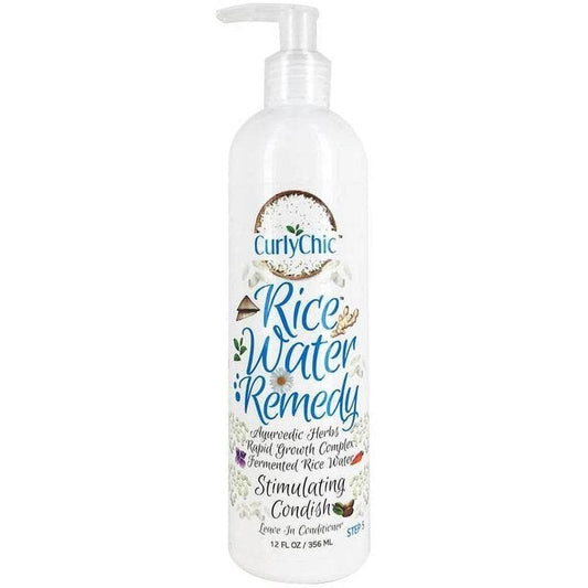 Curl Chic Rice Water Remedy Stimulating Condish Leave In Conditioner - Beautiful Black Hair