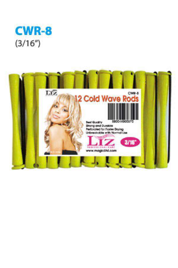 Magic Gold Cold Wave Rods 3/16" Yellow - Beautiful Black Hair