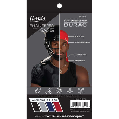 Annie Deion Sanders Sport Durag Black #68501