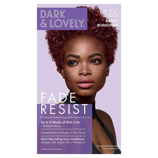 Dark & Lovely Fade Resist Rich Conditioning Color - #326 Berry Burgundy - Beautiful Black Hair