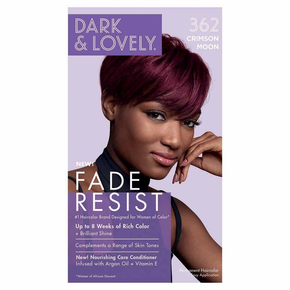 Dark & Lovely Fade Resist Rich Conditioning Color - #362 Crimson Moon - Beautiful Black Hair