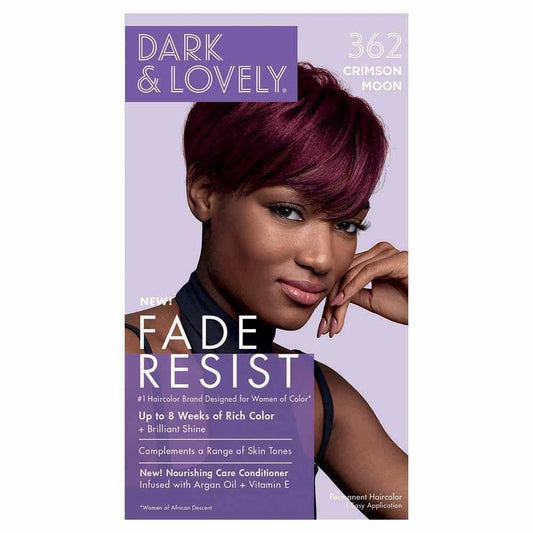 Dark & Lovely Fade Resist Rich Conditioning Color - #362 Crimson Moon - Beautiful Black Hair