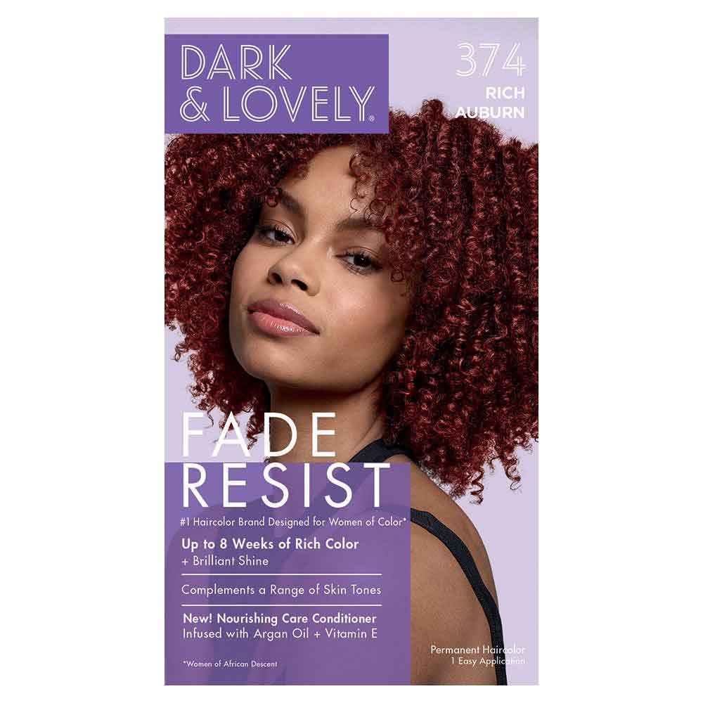 Dark & Lovely Fade Resist Rich Conditioning Hair Color - 374 Rich Auburn