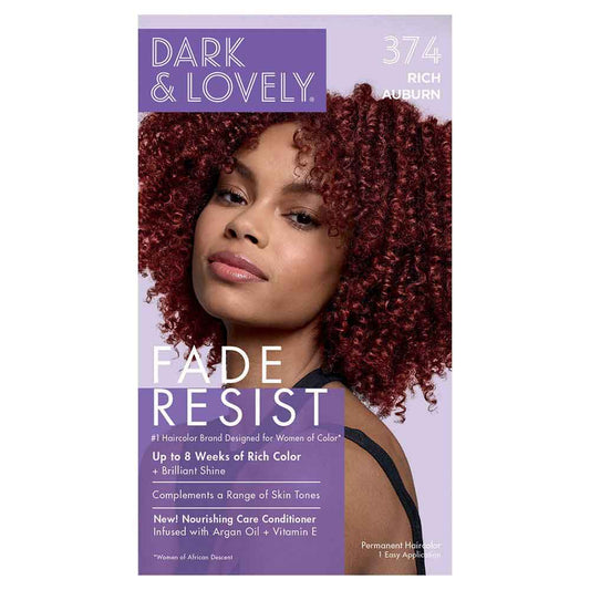 Dark & Lovely Fade Resist Rich Conditioning Hair Color - 374 Rich Auburn