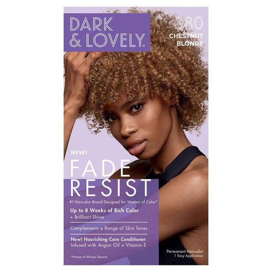 Dark & Lovely Fade Resist Rich Conditioning Hair Color - 380 Chestnut Blonde