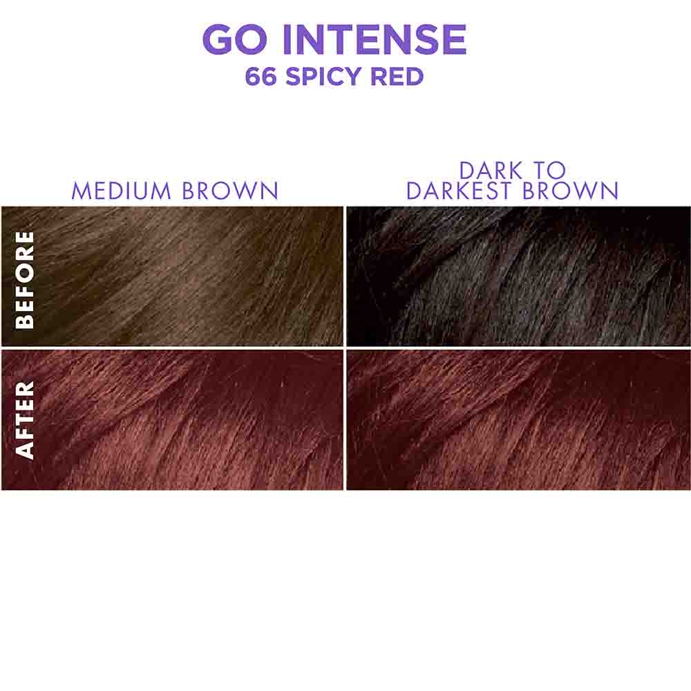 Dark & Lovely Go Intense Ultra Vibrant Hair Color - 66 Spicy Red