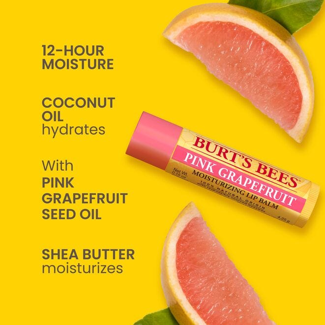 Burt's Bees Pink Grapefruit Lip Balm