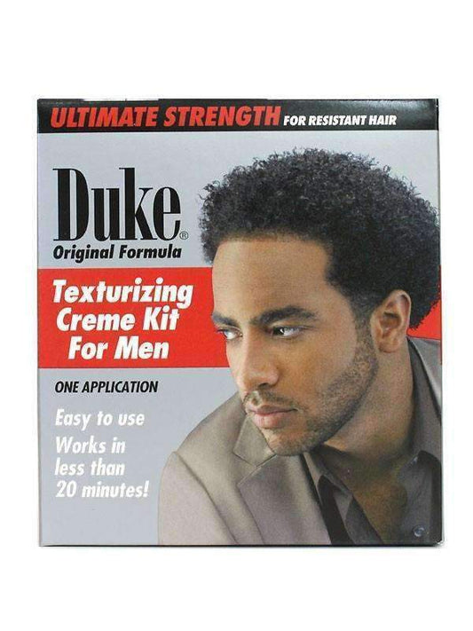 Duke Texturizing Creme Kit For Men - Ultimate Strength - Beautiful Black Hair