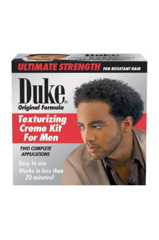 Duke Texturizing Cream Kit For Men -Ultimate Strength 2 Applications - Beautiful Black Hair