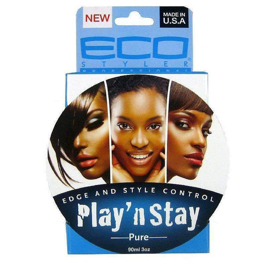 Eco Style Play 'n Stay Pure Edge & Style Control - Beautiful Black Hair