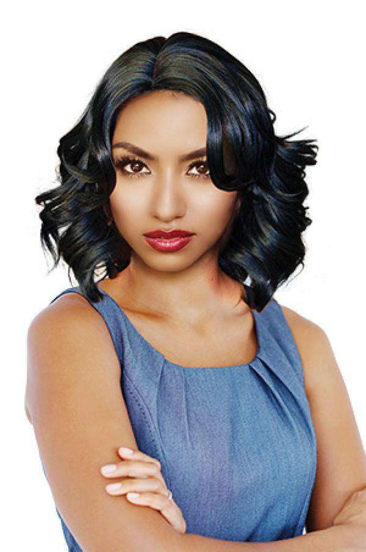 Magic Gold Synthetic Wig Esta - Beautiful Black Hair