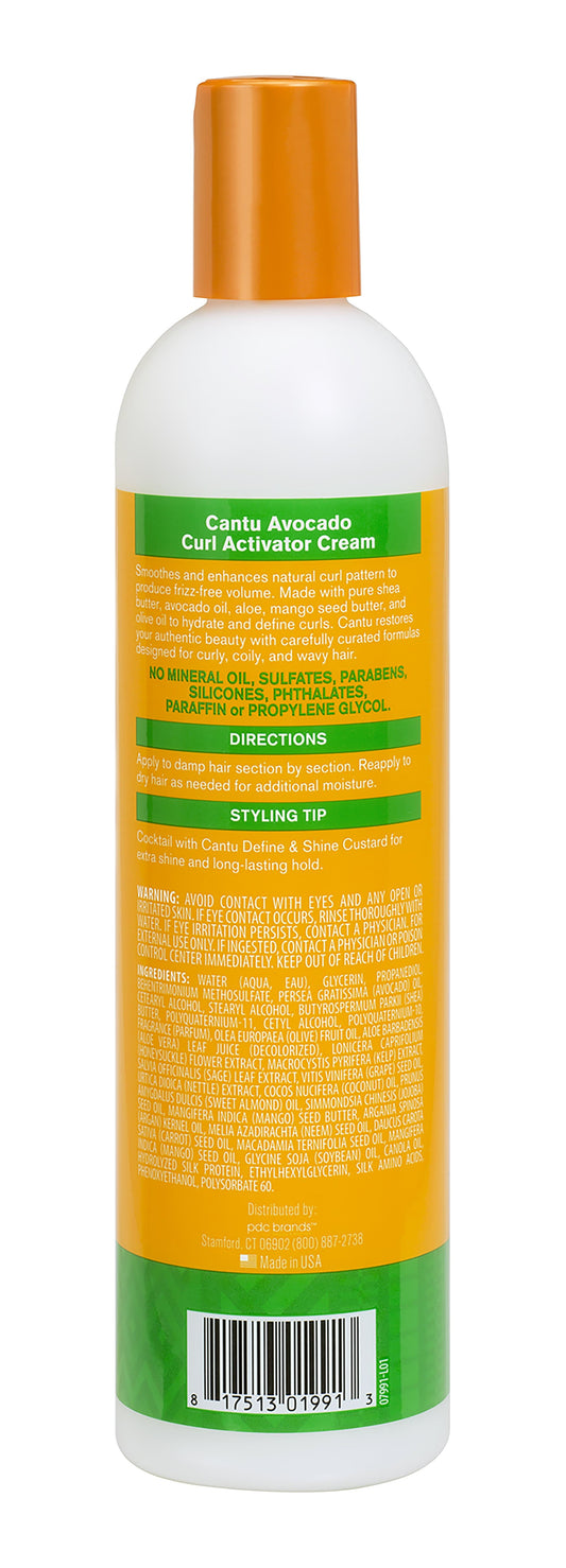 CANTU Avocado Hydrating Curl Activator Silicon Free (12oz)