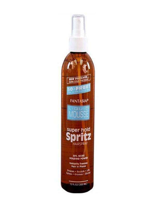 Fantasia IC Liquid Mousse Super Hold Spritz Hair Spray - Beautiful Black Hair