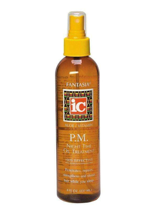 Fantasia IC P.M. Night Time Oil Treatment Spray 8oz - Beautiful Black Hair