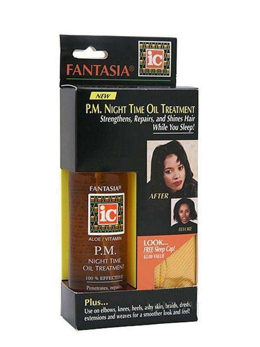 Fantasia IC P.M. Night Time Oil Treatment Spray 4oz - Beautiful Black Hair